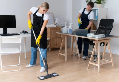 Nettoyage de bureau professionnel à Saint-Ellier-les-Bois