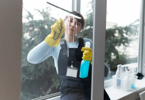 Nettoyage de vitres intérieures et extérieures à Saint-Ellier-les-Bois